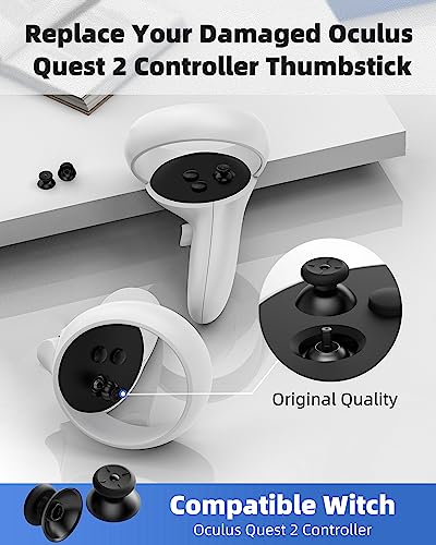 Kit de remplacement double usage pour manette Oculus Quest 2 OLCLSS - 2