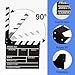 BERON Professional Vintage TV Movie Film Clap Board Slate Cut Prop Director Clapper -Black