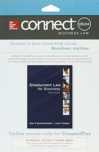 Employment Law for Business with Connect 1259620182 Book Cover