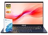 ASUS Vivobook Laptop for Students & Streaming, FHD Display, Intel Celeron N4500, 4GB RAM, 1.1TB Storage (128GB SSD + 1TB OneDrive), Thin & Lightweight, WiFi, Bluetooth, HD Webcam, Windows 11