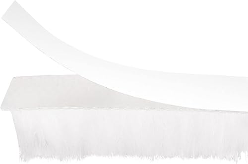 DTGN Burlete de cepillo de sellado de 33 pies x 0.28 x 0.24 pulgadas (largo x ancho x alto) - Paquete de 2 - Bueno para marco de ventana de puerta