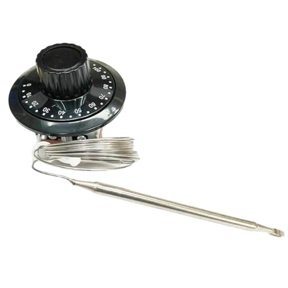 Riloer Thermostat capillaire pour voiture, radiateur de refroidissement de haute précision, interrupteur de contrôle de température 12 V, réglable de 0 ℃ ~ 120 ℃ universel pour chauffage et