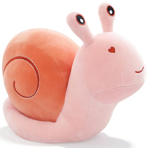 OZXVXZO Peluche de Caracol Kawaii Amarillo Caracoles de Almohada,Animal de Peluche,Juguete Suave Regalo para Niños y Niñas-B