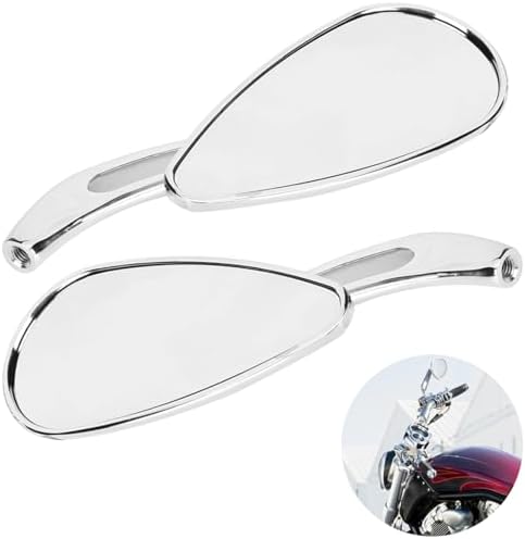 Specchietto Retrovisore Moto Omologato Chaft Modello Peaky Diam 10 Nero Rosso P41196 - Foto 5