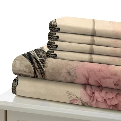Housse de couette Tour Eiffel 200x200 parure 3 pièces - 7