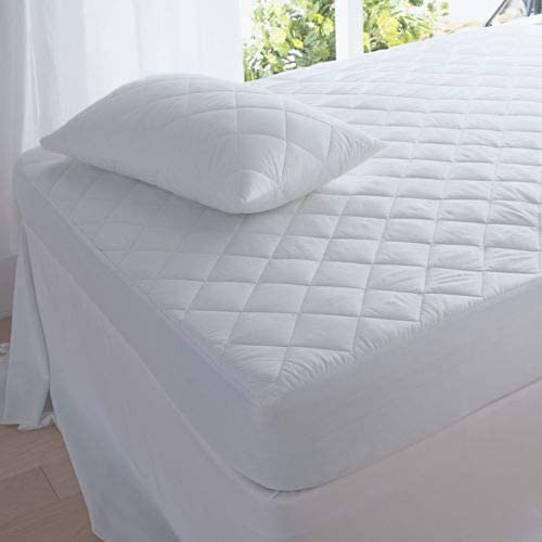 HOMES-LINEN Mattress Protector Extra Deep Soft 200 Thread Count Egyptian Cotton Fully Fitted Non Allergenic Bed Cover Breathable Hypoallergenic Mattress Protector (Bunk Bed)