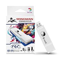 Brook Wingman FGC VX Arcade Controller Converter for PS5/PS4/PC – Supports 150+ Wired Controllers, Low-Latency Adapter for Arcade Sticks & Fightpads, Compatible with All PS5/PS4 Games
