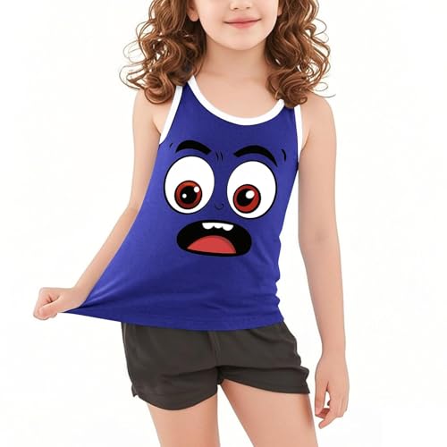 wodceeke Kids Tank Tops Toddler Boys Girls Cute Cartoon Sleeveless Shirts Summer Casual Workout Sports Vest2