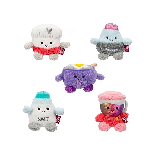 BumBumz Kitchen Plush 5-Pack - Blender Bonnie, Chef Cabel, Pan Pixie, Pepper Phoenix, Salt Samara