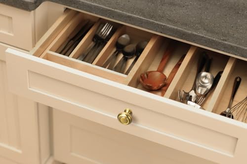 Goo-Ki 6 Pack Brushed Gold Cabinet Knobs with Multi-Ring Accents​ - Modern Orbital Design Recessed Center & Brushed Finish by Goo-Ki - Image 4
