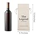 Retirement Wine Gift Bag Retired Gifts for Women Men Farewell Going Away Gifts for Mom Dad Boss Teacher Nurse Friends Coworker Colleague The Legend Has Retired Wine Bags for Wine Bottles Gifts