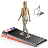 Walking Treadmill Pad with Incline, Walking 2.5HP for Home and Office, 265Lbs Weight Capacity, Treadmill with APP & Remote Control, LED Display (Flag)