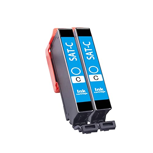 エプソン用 EPSON 互換インク SAT互換インク SAT インク SAT-C シアン 2本 対応機種:EP-712A /EP-713A /EP-714A /EP-812A /EP-813A /EP-814A【大容量/残量表示/個包装】