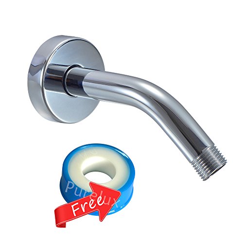 Purelux Universal Shower Arm 6 Inches Made Of Stainless Steel In Chrome Finish, Water Outlet Pj1002 #TOP1