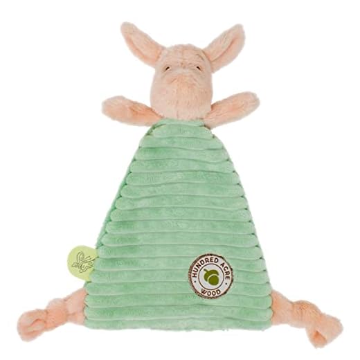 Rainbow Designs DN1476 Smågris-hundra tunnland trä – baby komfortfilt nalle Puh & vänner