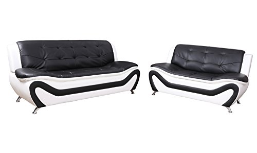 Beverly Fine Furniture F4501-3PC 3 Piece Aldo Modern Sofa Set thumb #2