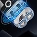 Electric Shaver for Men, 2026 New Painless Portable Dual Head Pocket Travel Electric Shavers, Waterproof Wet Dry Cordless Electric Razor