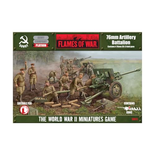 Battlefront Miniatures Soviet: 76mm Artillery Battalion