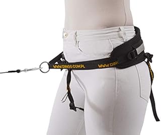 Dingo Canicross Belt 4 in 1 Universal Adjustable Safe Comfortable Handsfree Waist Belt For Dog Sports Jogging 12780,black