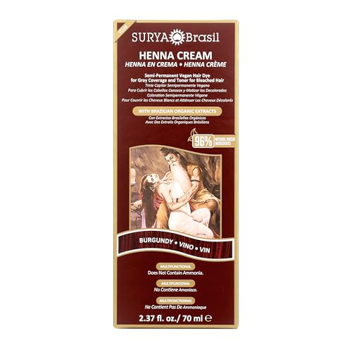 Surya Nature Henna Burgundy Cream - 2.37 Ounce