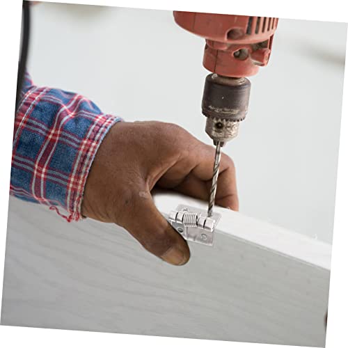 VOSAREA 10 Pçs Porta De Garagem Dobradiça Pequena Portas Exteriores Multifunções Dobradiça Automátic