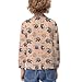 MZERSE Soft Kids Crew Neck Pullover Befuddled Possums, Long Sleeve Sweatshirt for All Seasons, 8-10Y