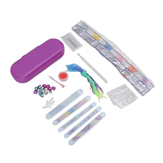 Kit de Pulseira de Diamante Faça você Mesmo, Presente para Crianças Pulseira de Diamante Faça você Mesmo Melhore a Capacidade Decorativa Segura para Festas Temáticas