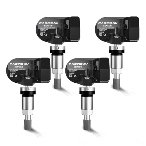 CARORAV TPMS Sensor GM, 4-Pack Tire Pressure Monitoring System Sensor