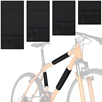Kiuiom Fahrrad Rahmenschutz 4er, Transportschutz für Rahmen, Carbon Frame Protector für Thule, Elektrofahrrad Rahmenschutz Transport Fahrrad Anhänger E-Bike Zubehör Fahrradzubehör für Transportschutz