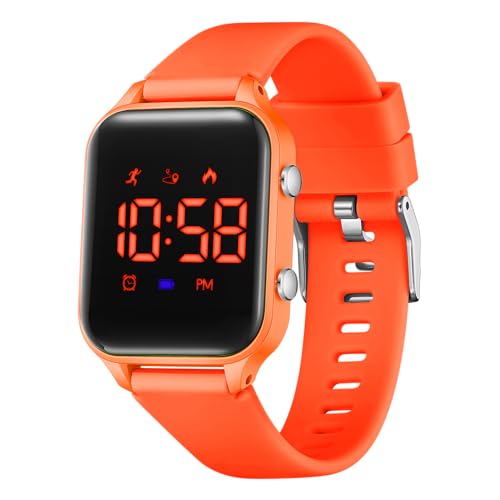 Image of LAVAREDO Kids Digital Watches for Boys Girls,Waterproof Sport Watch with Pedometer Stopwatch Vibration Alarm for Ages 5-13,No App Fitness Tracker Watch for Kids Teens Birthday Gifts