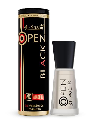 Image of Al-Nuaim Open Black Attar Roll On - 6ml (Pack Of 2) |Luxury Scent with Long Lasting Fragrance For Men & Women