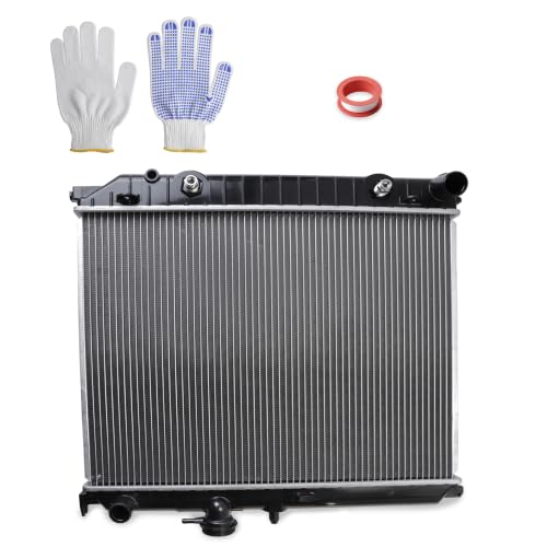 AxleyHub Engine Coolant Radiator Fits for Chevrolet Colorado Base/LS/LT/WT/Sport/Z71/Z85, for GMC Canyon Base/WT/SL/SLE/SLT, for Isuzu i-280/i-290/i-350/i-370, 2004-2012,OE Replacement CU2707,15120862