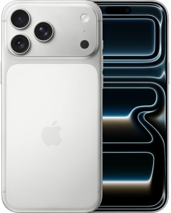Apple iPhone 17 Pro Max 256 GB: 6,9" Display mit Promotion, A19 Pro Chip, Beste Batterielaufzeit, die es je in einem iPhone gab, Pro Fusion Kamera-System, Center Stage Frontkamera; Silber