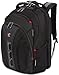 Wenger Legacy 16 inch Laptop Backpack, Men's and Women's Laptop Bag, Black/Gray, One Size