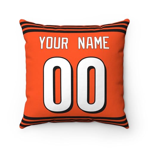 Image of ANTKING Throw Pillow 2 Pack Custom Any Name and Number Personalized Gift for Men Women Boys