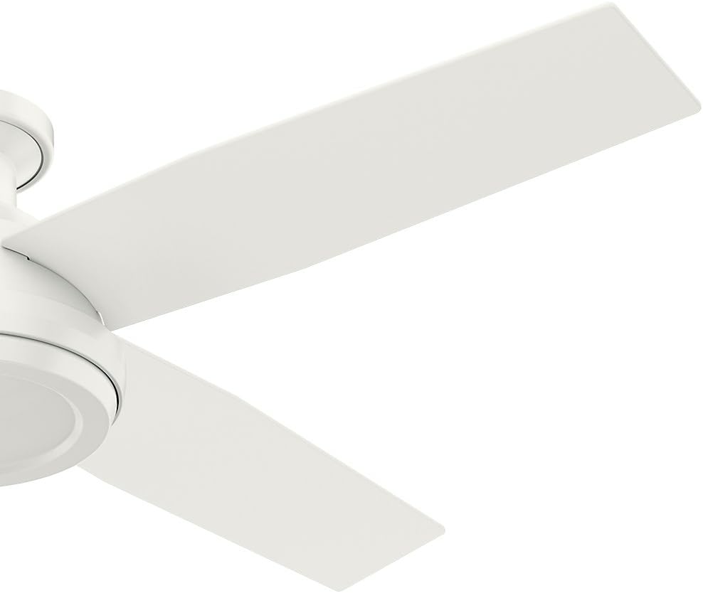 Super Brands Hunter Fan Company 59248 Dempsey Indoor Low Profile Ceiling Fan with Remote Control, 52, Fresh White Finish Get Discount 70% Price Hunter Fan Company 59248 Dempsey Indoor Low Profile Ceiling Fan with Remote Control, 52, Fresh White Finish