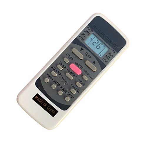 Replacement Remote Control for Whynter ARC-08WB ARC-10WB ARC-148MS A/C Air Conditioner