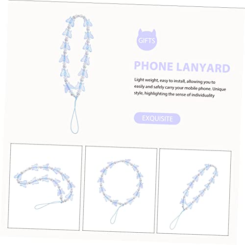 OSALADI 5 Peças De Corrente De Capa De Celular Smartphon Alça De Charme De Telefone Alça De Pescoço
