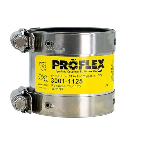Image of Shielded Coupling, Pipe Size 1-1 /2x1-1 /4 inch