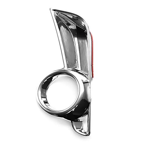 MotorFansClub Front Bumper Fog Light Cover Fit For Compatible With Audi A4 B8 2009-2012 Base