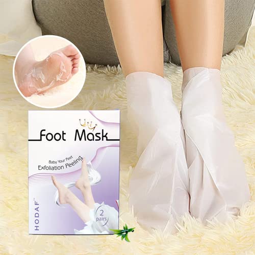 Foot Peel Mask (2 Pairs) - Foot Mask For Baby Feet And Remove Dead Skin - Baby Foot Peel Mask With Lavender #TOP1