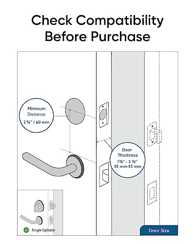 Eufy Security Smart Lock S230: Keyless Fingerprint Lock with Wi-Fi, Easy Installation, Remote Access, and One-Year Battery Life