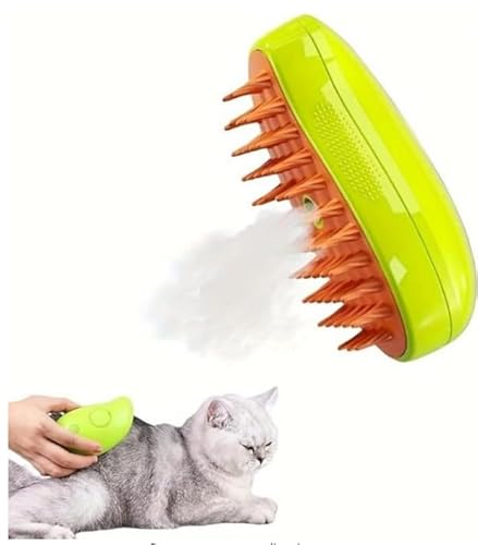 Escova Pet Para Gatos Elétrica Vaporizadora 3 em 1 Para Animais de Estimação Pets Ideal Para Gatos e
