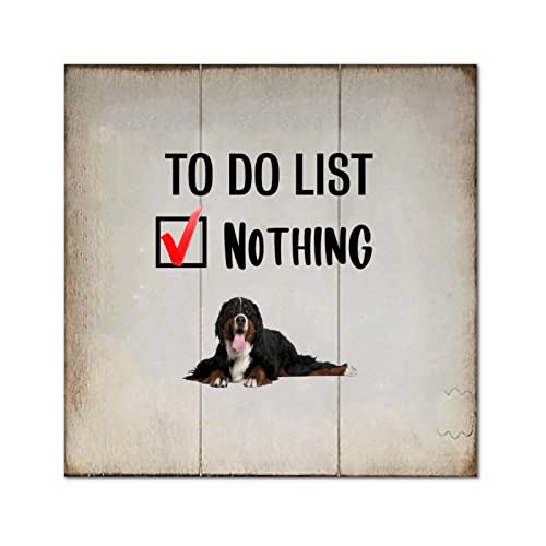Plaque murale bois To Do List Corgi décoration tendre pour maison