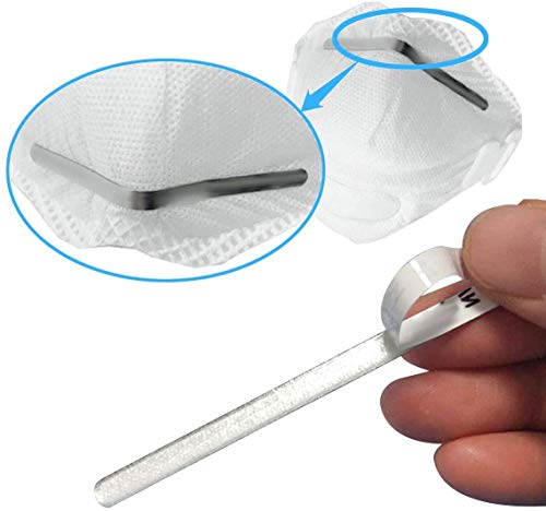 Aluminum Strips Nose Wire,Nose Bridge For Mask,90Mm Metal Flat Nose Clips Nose Bridge Bracket Diy Wire For Sewing Crafts (100Pcs) #TOP1