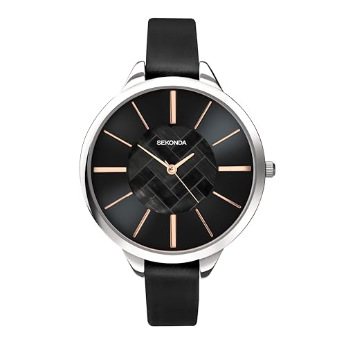 Montre quartz femme Sekonda boîtier 39mm et finitions strass haut de gamme