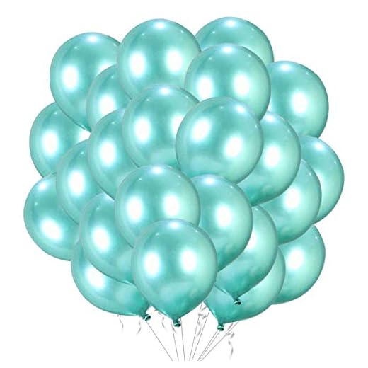 50 Piezas Globos metálicos de Verde para fiesta Globos de látex Verde brillante para cumpleaños boda compromiso aniversario baby shower festival picnic graduación o cualquier decoración de fiesta