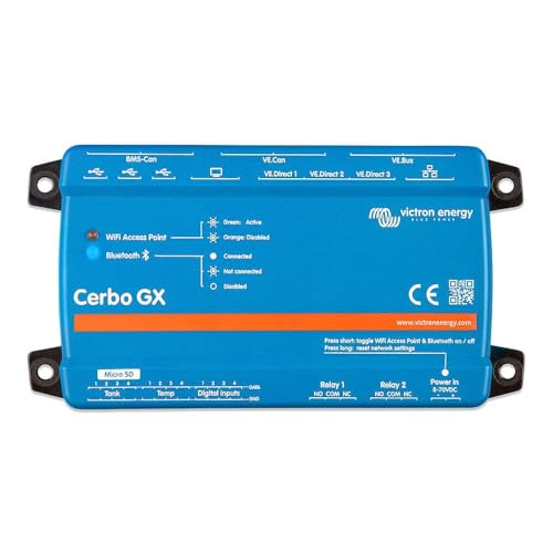 Victron Energy Cerbo GX MK2 - Sistema de monitorización, con Puer...