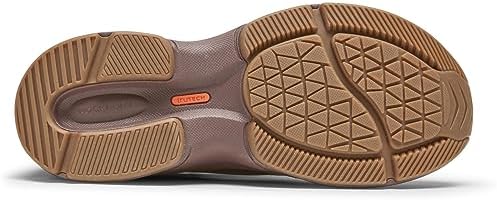 Rockport Women's Prowalker W Premium Sneaker, Tawny Port Leather/Textile, 8 Wide | Image 1