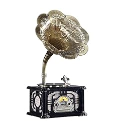 Tourne-Disque Vintage, Gramophone, Tourne-Disque rétro Gramophone Haut-Parleur subwoofer Tourne-Disque, Lecteur/Radio FM… - Les Beatles, Paul McCartney, John Lennon, RIngo Starr, George Harrison